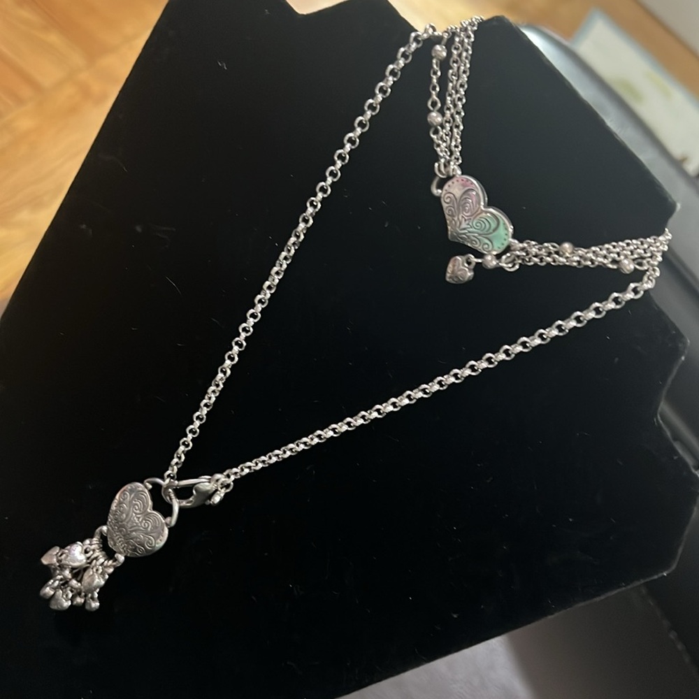 Brighton heart necklace, bracelet set